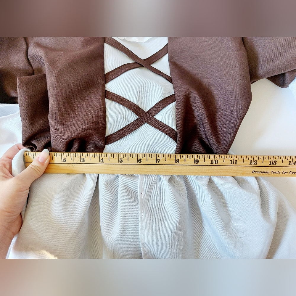 Thanksgiving Costume Colonial Pilgrim Dress size youth large Halloween Theater - Picture 5 of 5